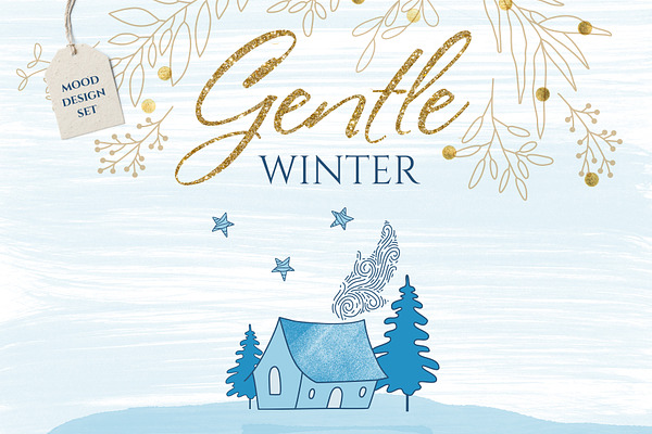 Gentle winter design set