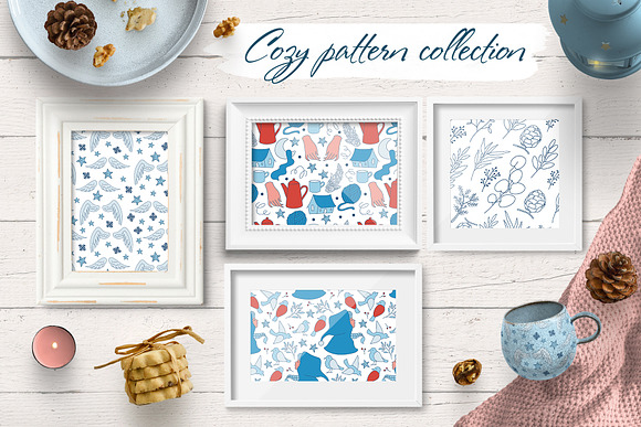 Gentle winter design set in Objects - product preview 3