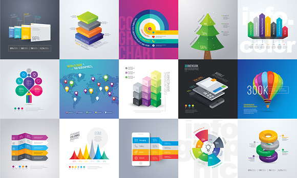 Most Use Essential Infographic Pack in Illustrations - product preview 4