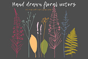 Fern, lavender, grasses & flowers