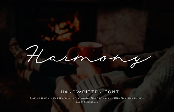 Harmony Font in Script Fonts - product preview 2