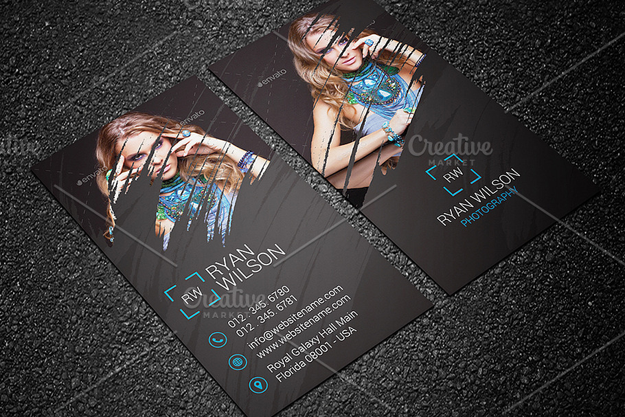 Photography Business Card 68 in Business Card Templates - product preview 8
