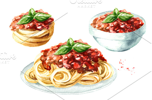 Spaghetti Bolognese in Illustrations - product preview 4