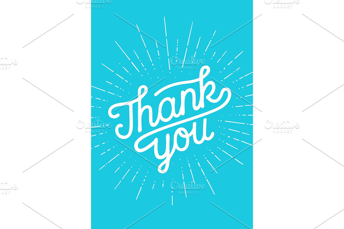 Thank You, Hand lettering Thank You in Illustrations - product preview 8