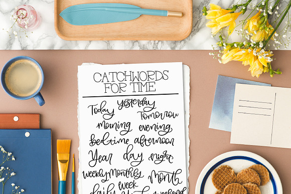 Planner Catchwords - Over 100 Words in Symbol Fonts - product preview 7