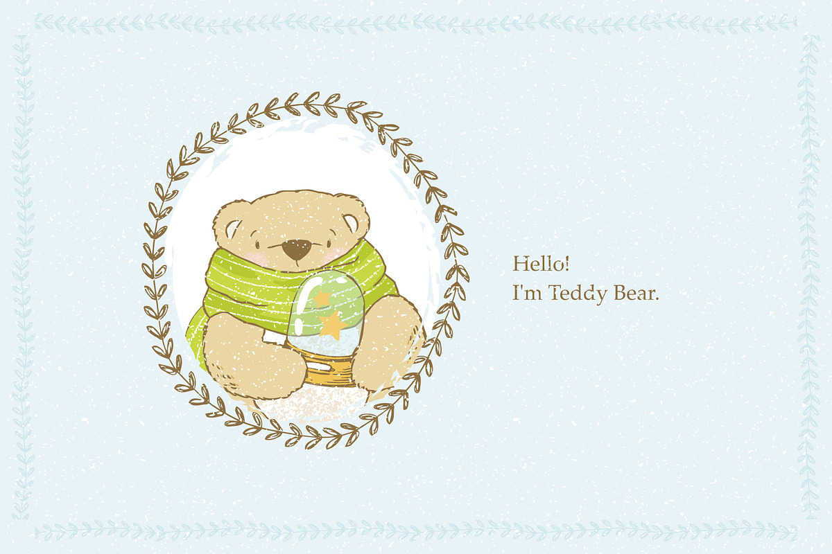 Teddy Bear: little story.  in Illustrations - product preview 8