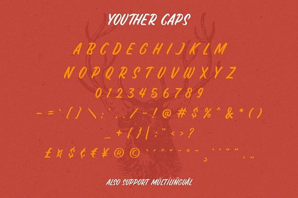 Youther Brush - Layered Font Duo in Script Fonts - product preview 11