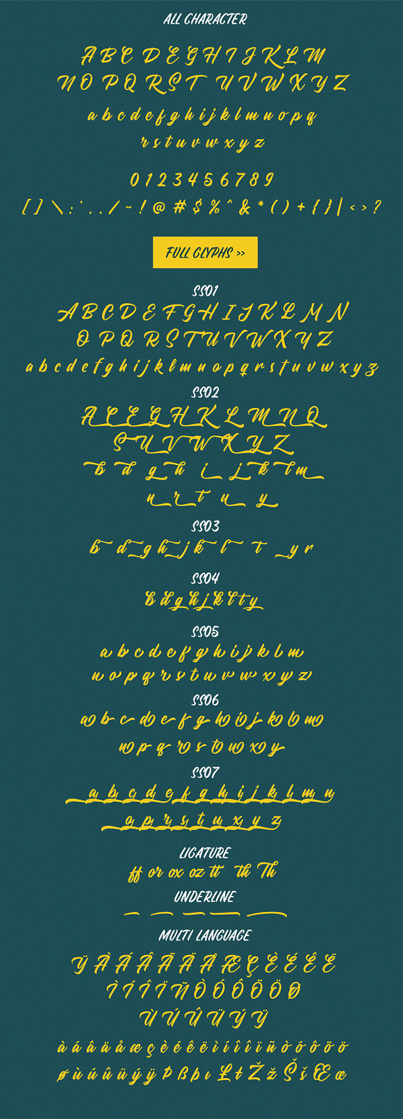 Youther Brush - Layered Font Duo in Script Fonts - product preview 12