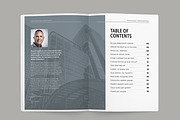 Business magazine indesign template