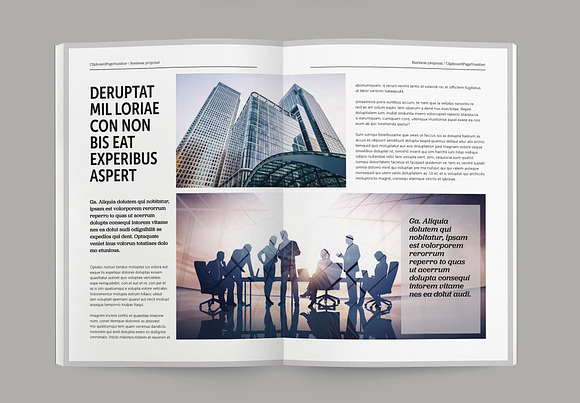 Business magazine indesign template in Magazine Templates - product preview 3