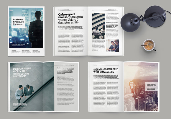 Business magazine indesign template in Magazine Templates - product preview 6