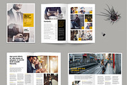 A4 business magazine template