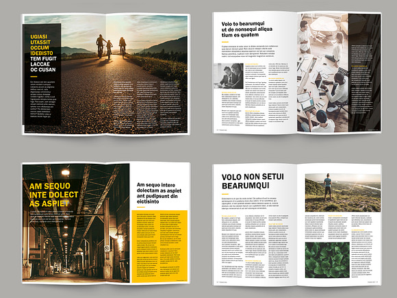 A4 business magazine template in Magazine Templates - product preview 1