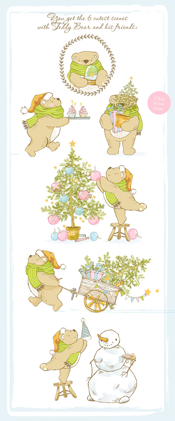 Teddy Bear: little story.  in Illustrations - product preview 11
