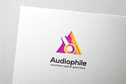 Audiophile Letter A Logo