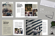 Corporate magazine design template