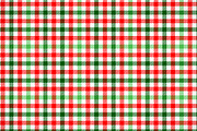 Red white and green tartan pattern