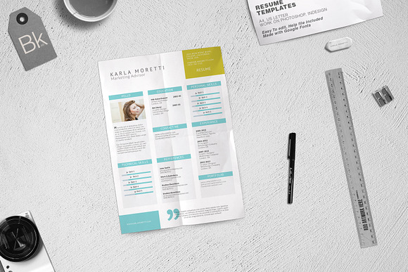 Visual Resume - Prominence in Resume Templates - product preview 1