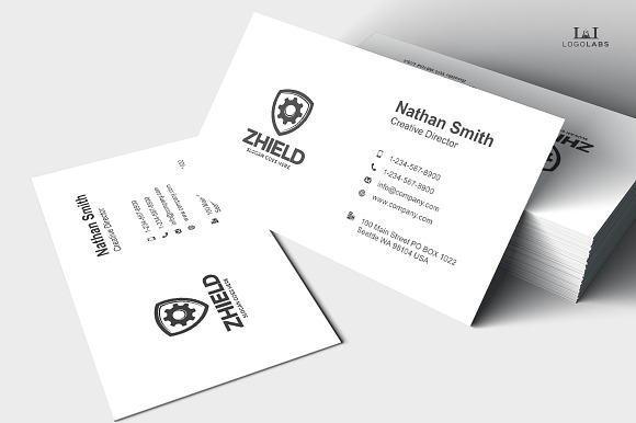 Zhield Logo in Logo Templates - product preview 3