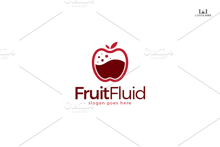 Fruit Fluid Logo in Logo Templates - product preview 8