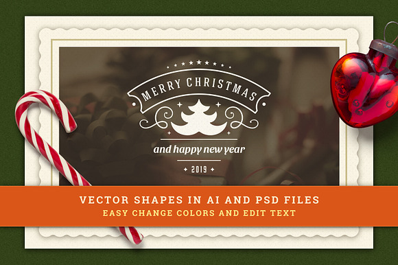 Christmas Retro Design Bundle in Illustrations - product preview 9