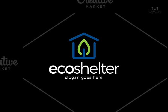 Eco Shelter Logo in Logo Templates - product preview 1