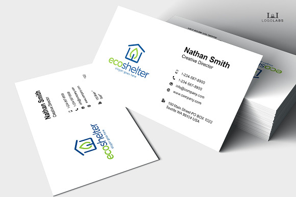 Eco Shelter Logo in Logo Templates - product preview 3