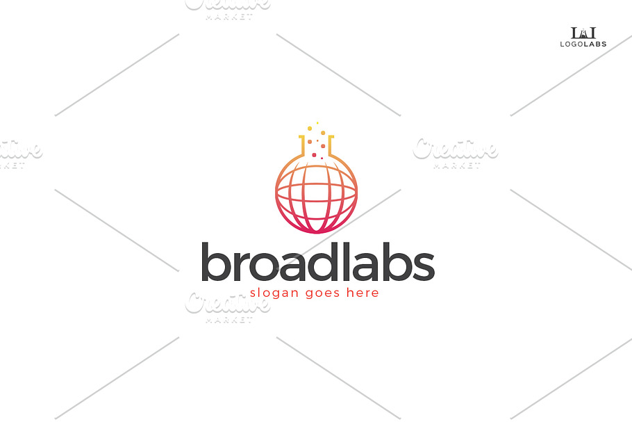 Broad Labs Logo in Logo Templates - product preview 8