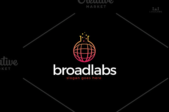 Broad Labs Logo in Logo Templates - product preview 1