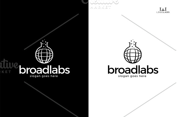Broad Labs Logo in Logo Templates - product preview 2
