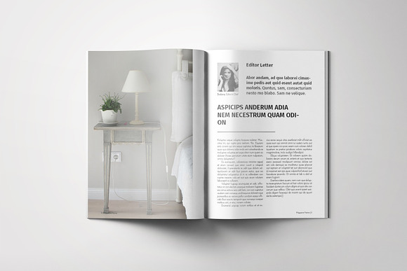 A4 & US Letter Magazine in Magazine Templates - product preview 1