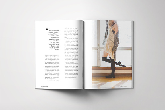 A4 & US Letter Magazine in Magazine Templates - product preview 7