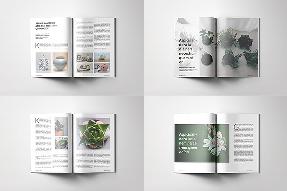 A4 & US Letter Magazine in Magazine Templates - product preview 9