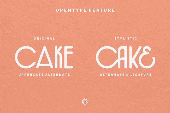 The chocolate type (logo bonus) in Display Fonts - product preview 3