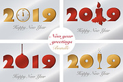 New year greetings bundle