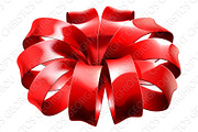 Gift Ribbon Red Bow Wrap 