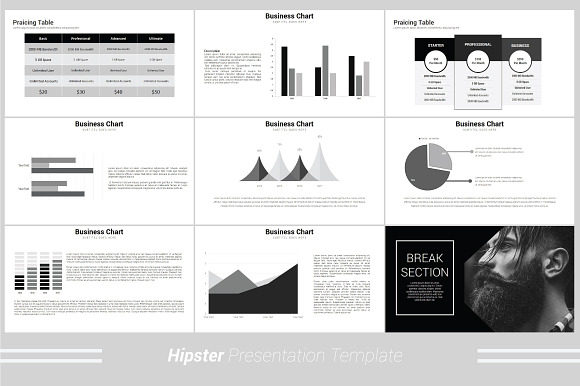 Hipster Keynote Template in Keynote Templates - product preview 6