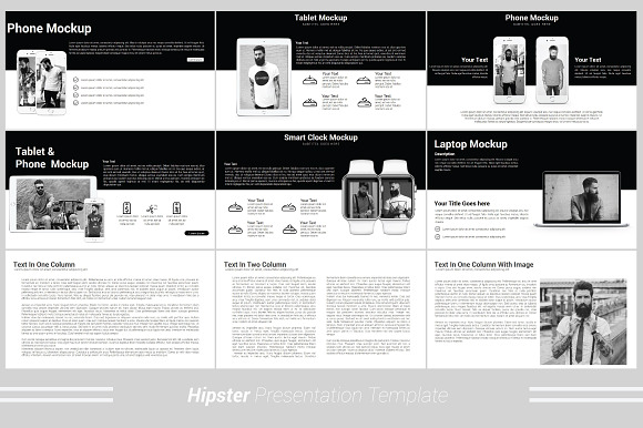Hipster Keynote Template in Keynote Templates - product preview 7