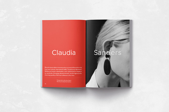 Fashion+Lifestyle Magazine in Magazine Templates - product preview 5