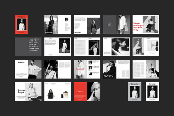 Fashion+Lifestyle Magazine in Magazine Templates - product preview 8
