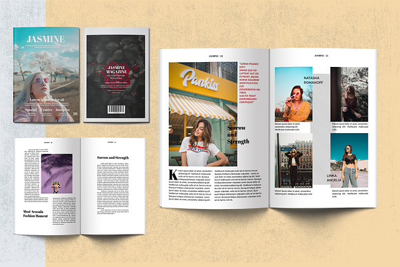 Jasmine Magazine in Magazine Templates - product preview 4