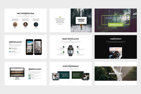 Oxynus : Minimal Style Powerpoint in PowerPoint Templates - product preview 4