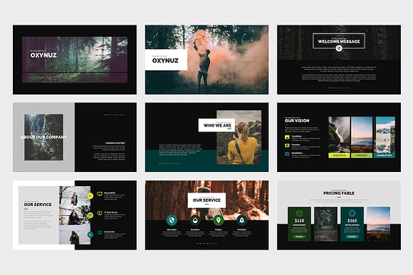 Oxynus : Minimal Style Powerpoint in PowerPoint Templates - product preview 7