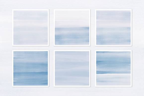 Blue Watercolor Texture Backgrounds in Textures - product preview 1
