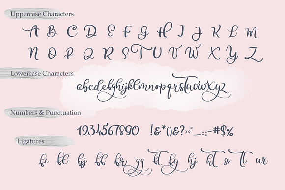 Calligraphy Wedding Font Delight in Wedding Fonts - product preview 6