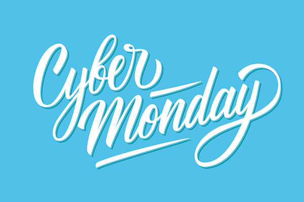 Cyber Monday Hand Lettering