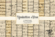 Handwritten Music Digital Paper