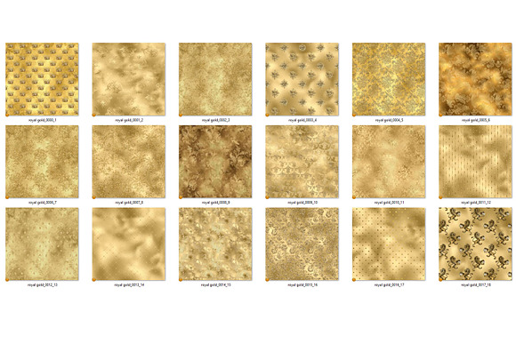 Royal Gold Digital Paper in Textures - product preview 2