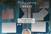 Mock Up - wedding stationery