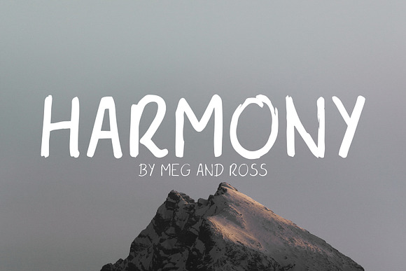 Harmony - Handwritten Font in Display Fonts - product preview 3